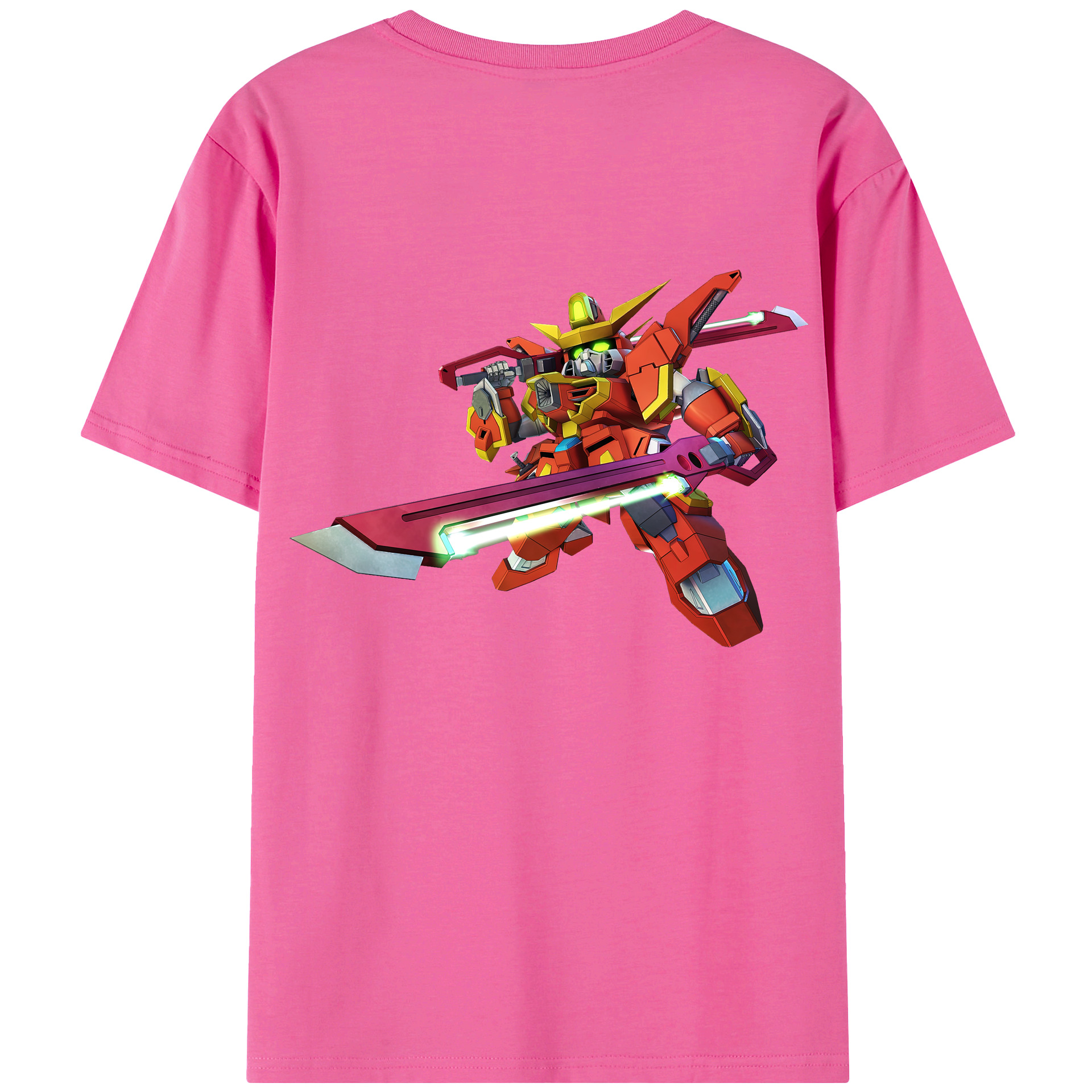（画像用） 機動戦士ガンダム Mobile Suit Gundam レディース半袖Tシャツ(バックプリント)